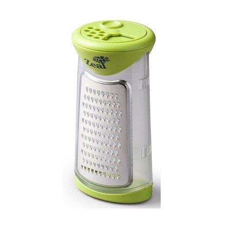 Zeal grate and shake - and,