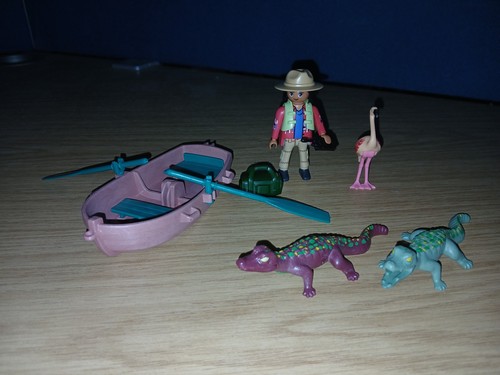 Playmobil park ranger boat - /,