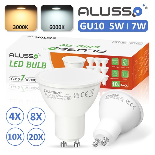 10x gu10 led - led, 5w=50w