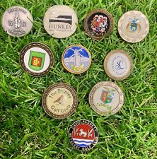 Vintage Golf Club Golf Ball Marker Job Lot X10  - Various Clubs - Mixed 2