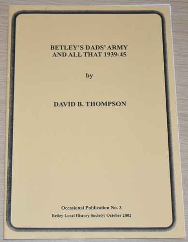 Betley ww2 home guard - , in