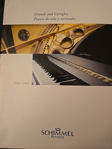 Schimmel piano catalog manual - catalog,