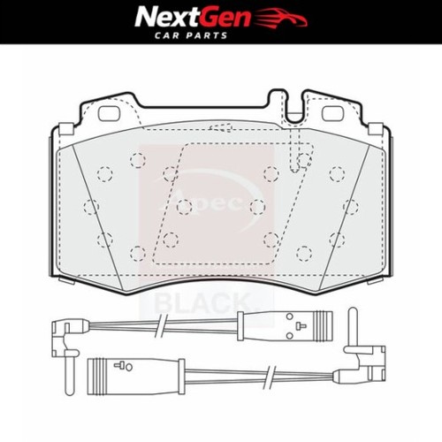 Front brake pads - brake, for
