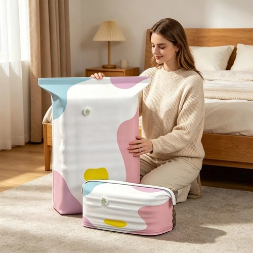 Pump vacuum storage bags - storage,