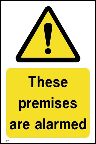 These premises are alarmed