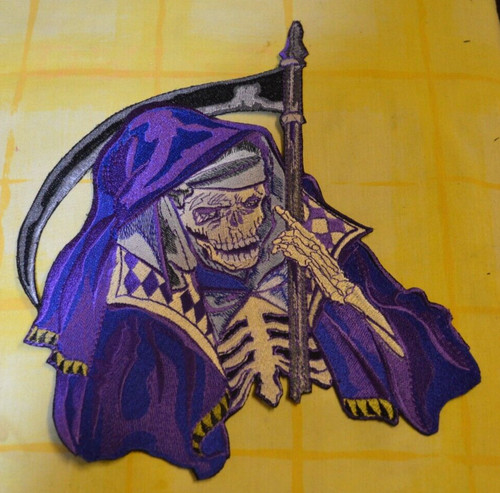 Biker back patch iron sew - patch, iron/sew