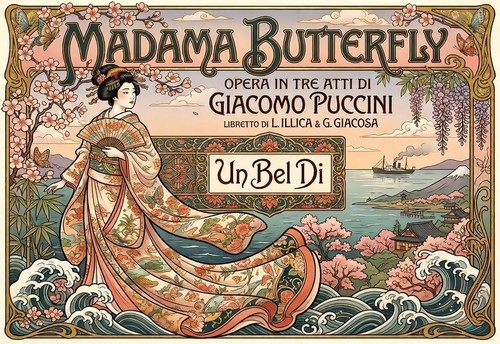Classic opera poster - opera, a3