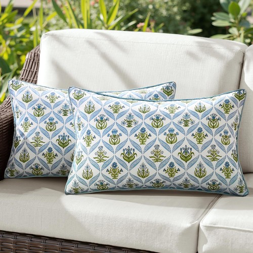 Floral outdoor pillow covers - floral,