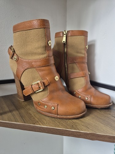 Mulberry tan heeled - mulberry,