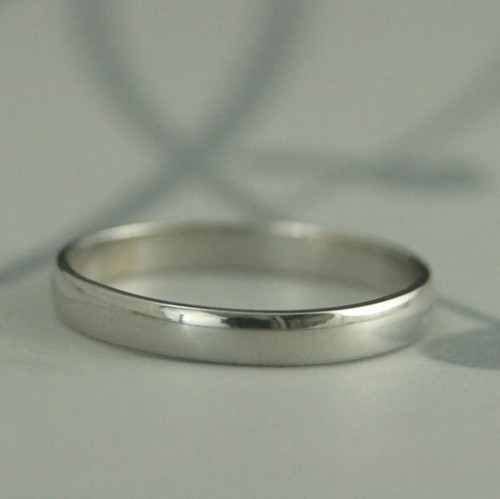 Round solid 950 platinum men - round, men's