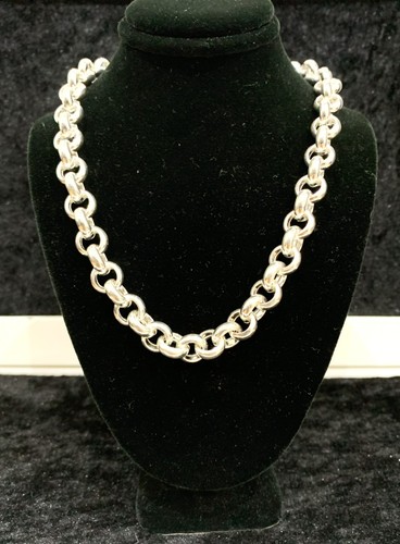 Silver belcher chain - silver,