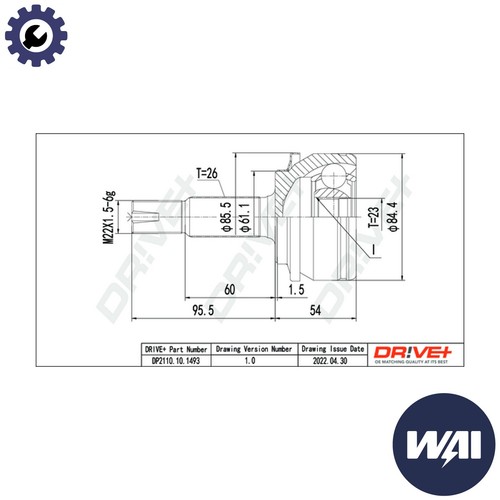 Joint kit drive - joint,