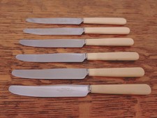 Vintage Set 6 x Faux Bone