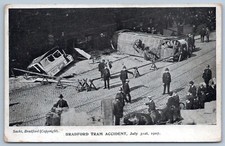 BRADFORD tram CRASH 1907  yorkshire # PP wy 59