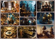 Steampunk Card A5 Steam Punk