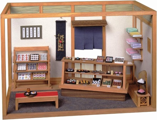 Diy dollhouse kit - dollhouse, japanese