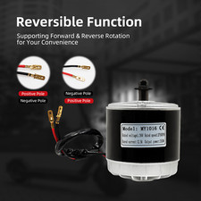 New MY1016 350W 36V DC Permanent Magnet Motor Generator for Wind Turbine Scooter