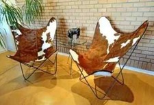 Cowhide Leather Butterfly