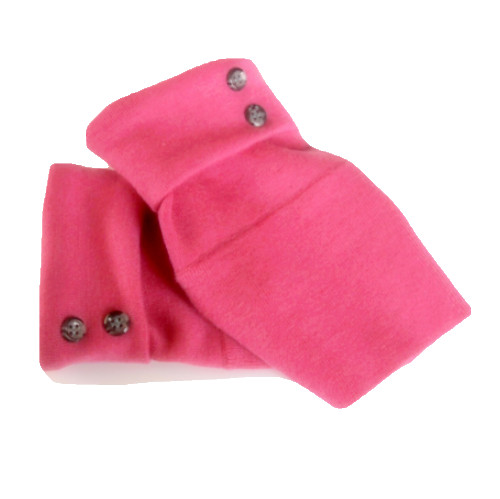 Fingerless gloves pink 100 - fingerless, 100%