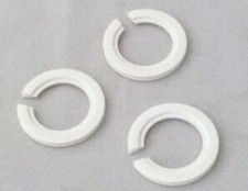 Set of 3 (THREE) White Lampshade reducer rings (Insert Type) 40mm - 28mm NEW !!!