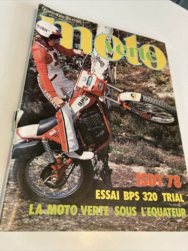 Green motorcycle 55 - motorcycle, 1978