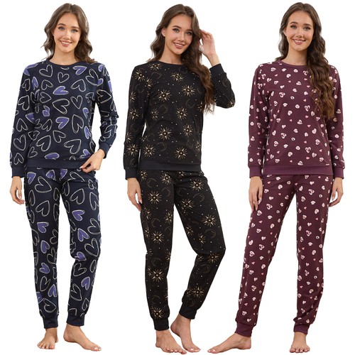 Ladies fleece pyjamas - ladies,