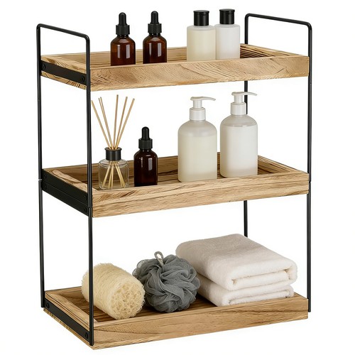 Tier bathroom shelf - bathroom,
