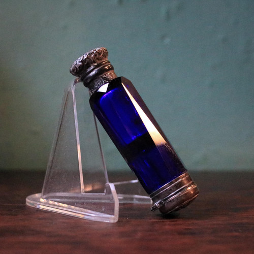 Antique victorian cobalt - cobalt, blue