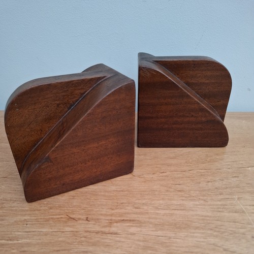 Pair vintage art - vintage, wooden