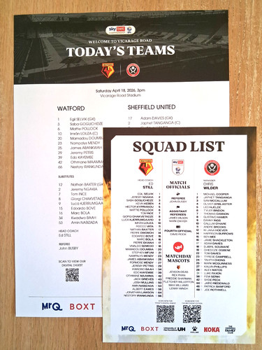 Watford sheffield united - v,