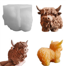 Candle Mold 3D Highland Cow