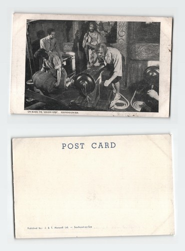 Vintage postcard board the - vintage,