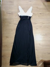 Betsy & Adam Size UK 8/US 4/34 Black Evening Gown Maxi Occasion Formal Dress