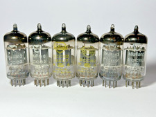 6 x MULLARD ECC82 1960-70s PRODUCTION - ALL TESTED STRONG