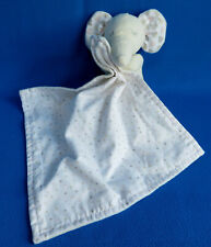 ELEPHANT ? HEART EARS comforter doudou BLANKIE soft hug toy M&S MARKS & SPENCER