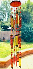Red Orange Yellow Glass Wind