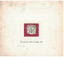 1973 Cadillac Sales Booklet from the dealer