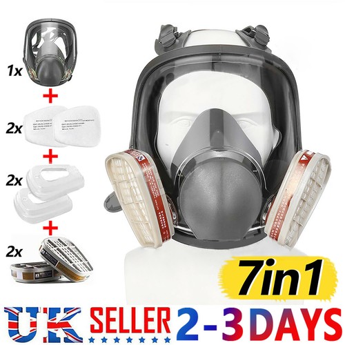 Full face gas respirator mask - gas,