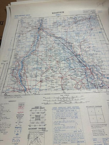 Khartoum 1947 east - 1947, map