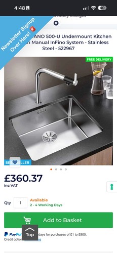 Blanco andano 500 - blanco, stainless