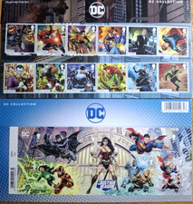 2021 -  DC Collection  -  Royal Mail pack 607 - Face Value £30.60