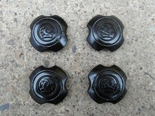 VAUXHALL CORSA D TIGRA B BLACK ALLOY WHEEL CENTRE CAPS X4 GM 13153232