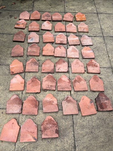 Old terracotta pottery garden - old,
