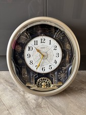 Seiko Melody in Motion Musical Wall Clock - LED Lights & Six Melodies | QXM239S