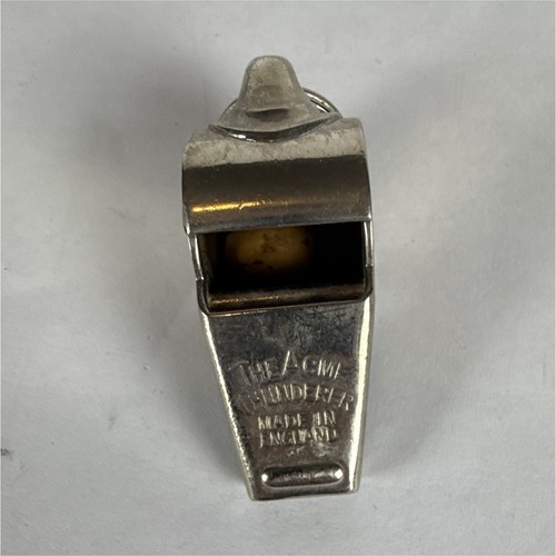 Acme thunderer metal whistle - metal,