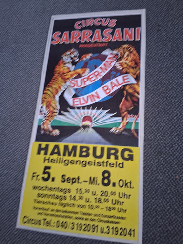 1986 poster 47x23 circus - poster,