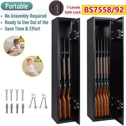 6gun cabinet lockable safe - lockable,