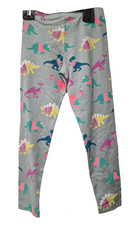 Ex M&S Leggings Girls Dinosaur NEW 2-7 Yrs Turquoise