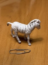 Vintage Toy Zebra Zoo Animal