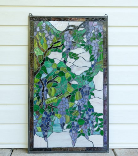 Tiffany stained style - tiffany, glass